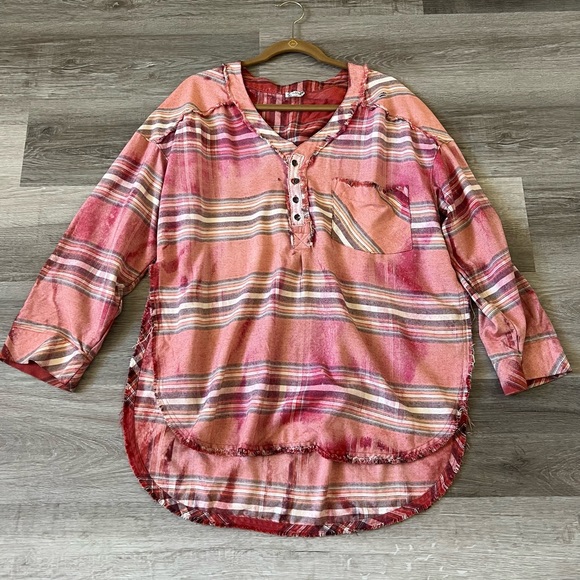 Intimately Free People long sleeve tunic top mini dress small - Picture 2 of 14